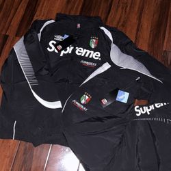 Supreme x Umbro Men’s Track Suit Size XL Full Set Black White Brand New 