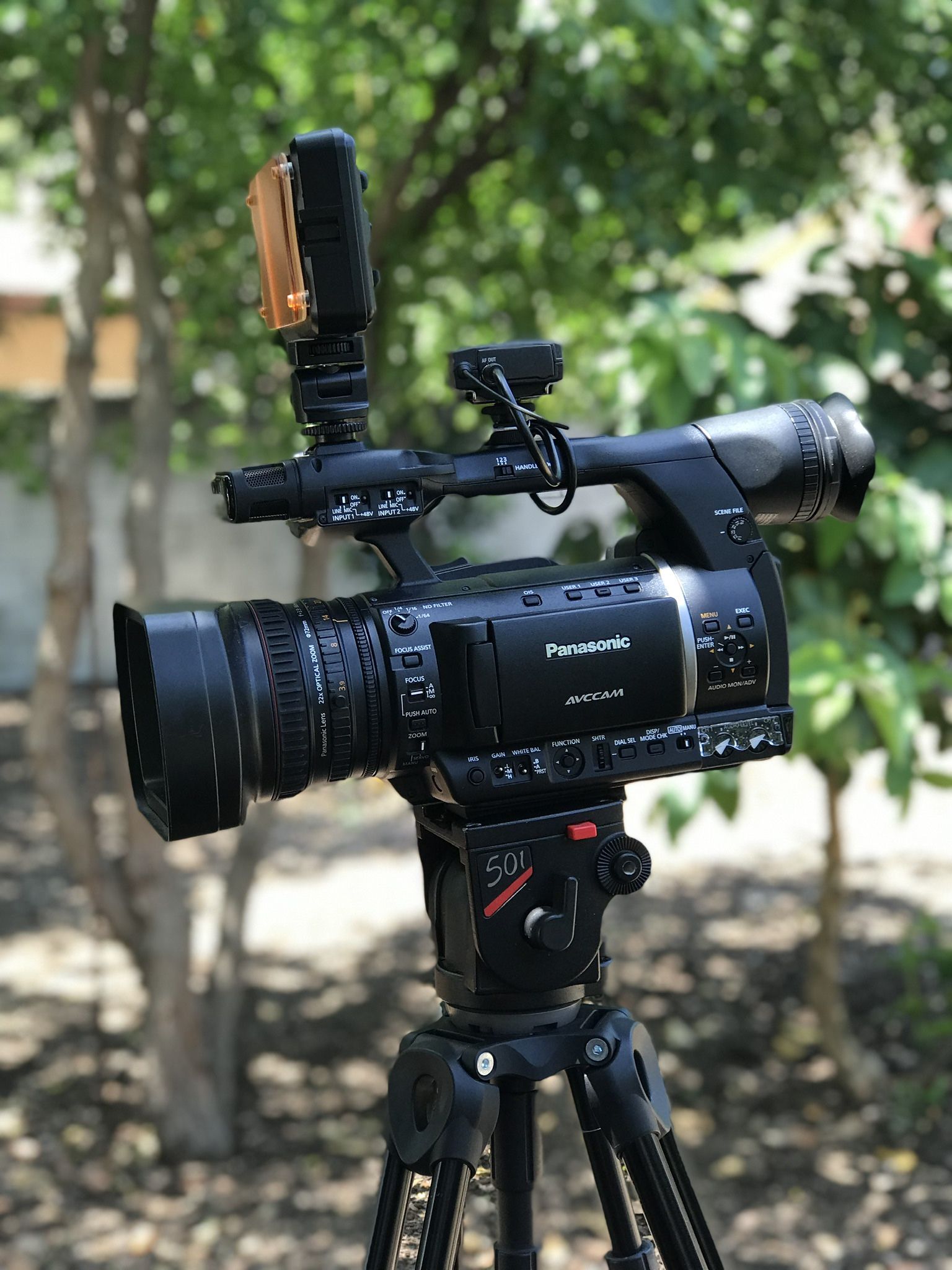 Professional Grade Panasonic AG AC 160 Camcorder With Wireless