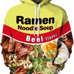 Hoodie Noodle Jacket Animation Size 2X/3X