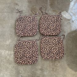 Leopard Print Seat Covers X4