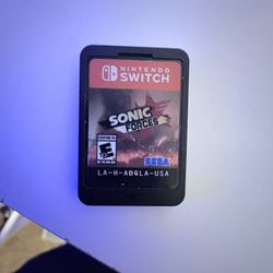 Sonic Force Nintendo Game Card