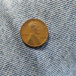 1924 Wheat Penny No Mint Mark