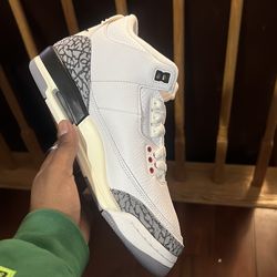 Jordan 3 white cement 6.5
