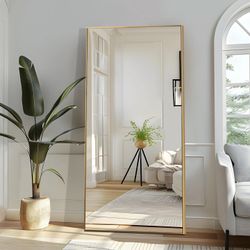 Feronia 75" Rectangular Standing Mirror