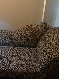 Cheetah print couch