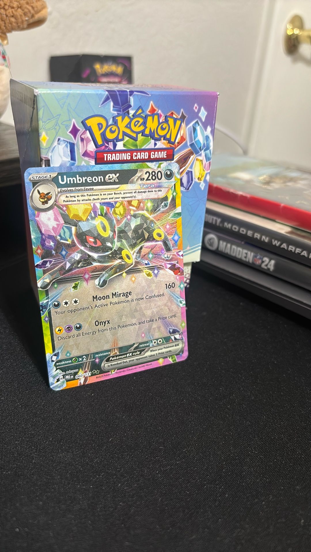 Umbreon Ex Ungraded Pokemon Card Prismatic Evolutions