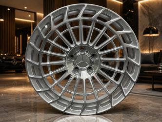 🔥 22x9 / 22x10.5 5x112 Mercedes S550 S560 S580 Silver Wheels 🔥