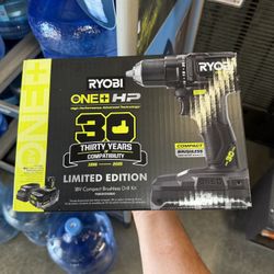 Ryobi 30th Anniversary Limited Edition 18V Compact Brushless Drill Kit