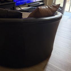 Oversized Swivel Chair