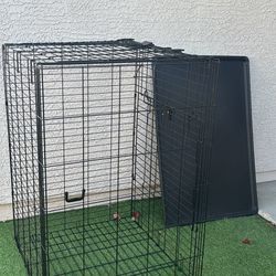 Medium Black Wire Dog Kennel
