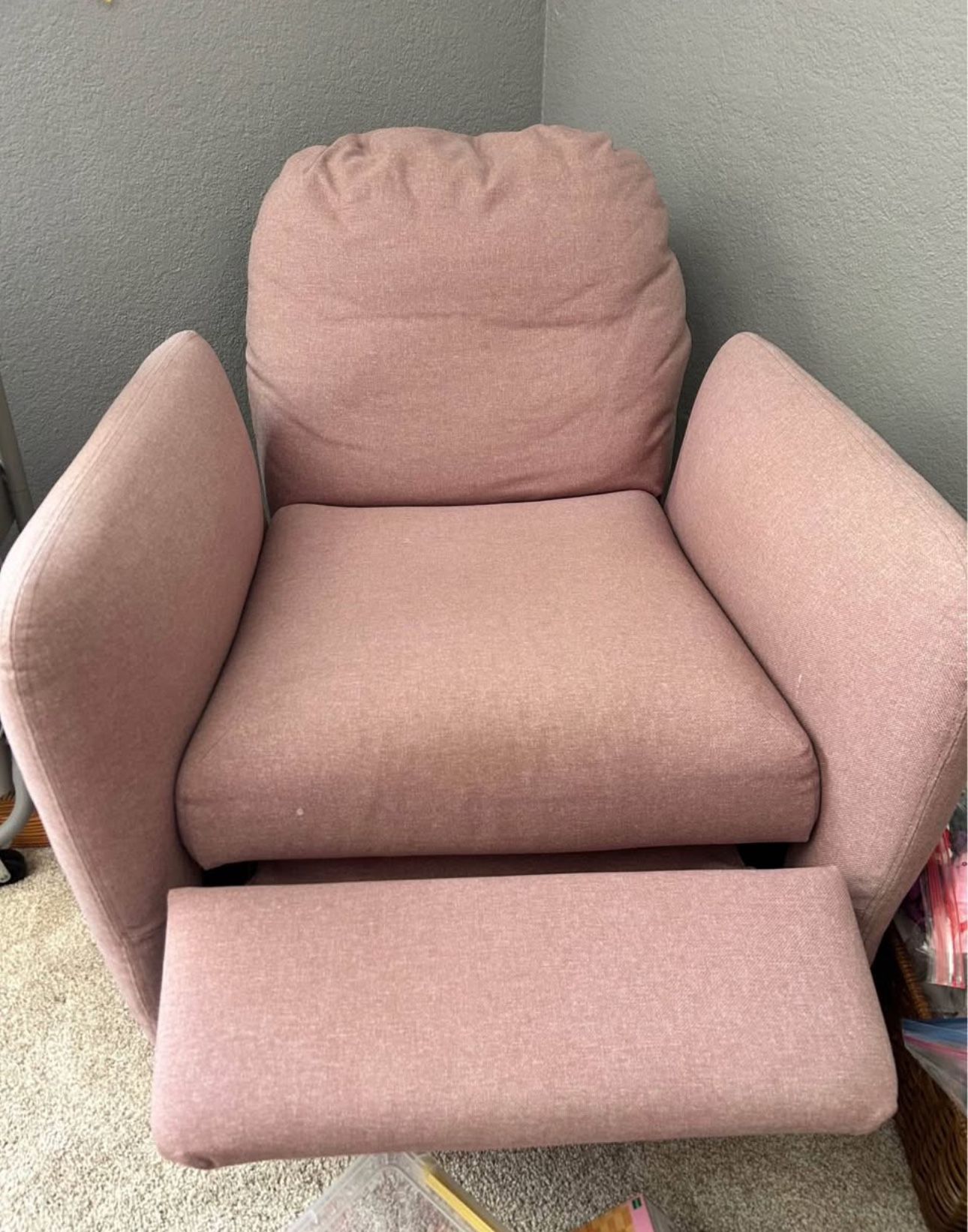 Pink IKEA recliner