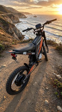 HappyRun G300 Pro Electric Dirt Bike - Orange - Open Box - Like New - 6500W - 50 MPH