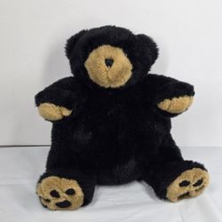 Unipak Plumpee Black Bear Plush 10" Stuffed Animal