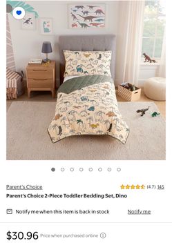 Dinosaur baby crib bedding