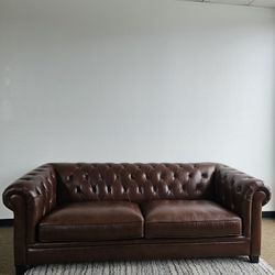 Zoe Leather Sofa 