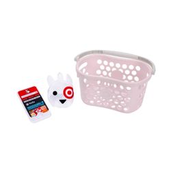 Pink Target Shopping Basket 