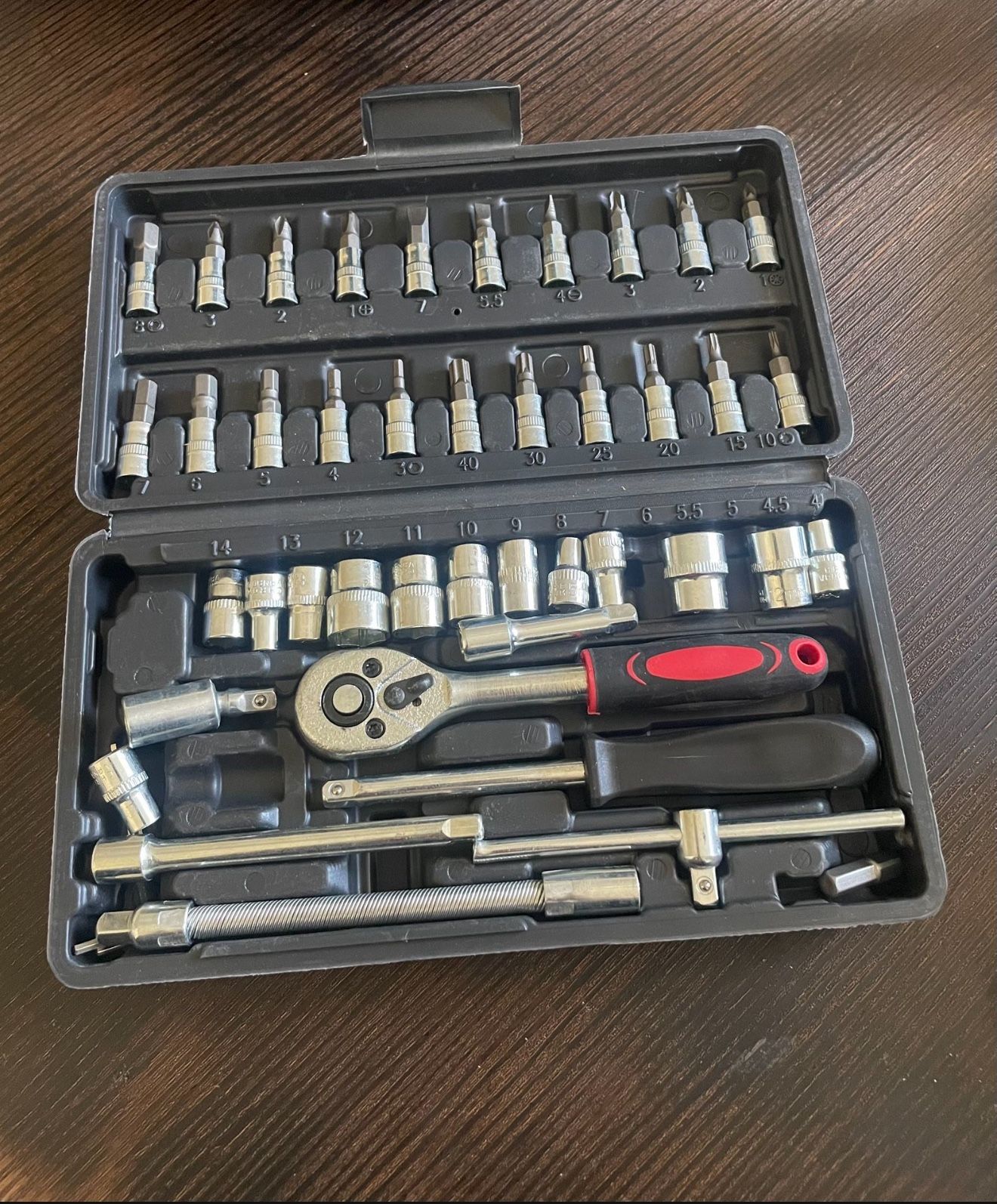 Complete Tool Set, Stainless Steel Portable Car Repair Tool Kit