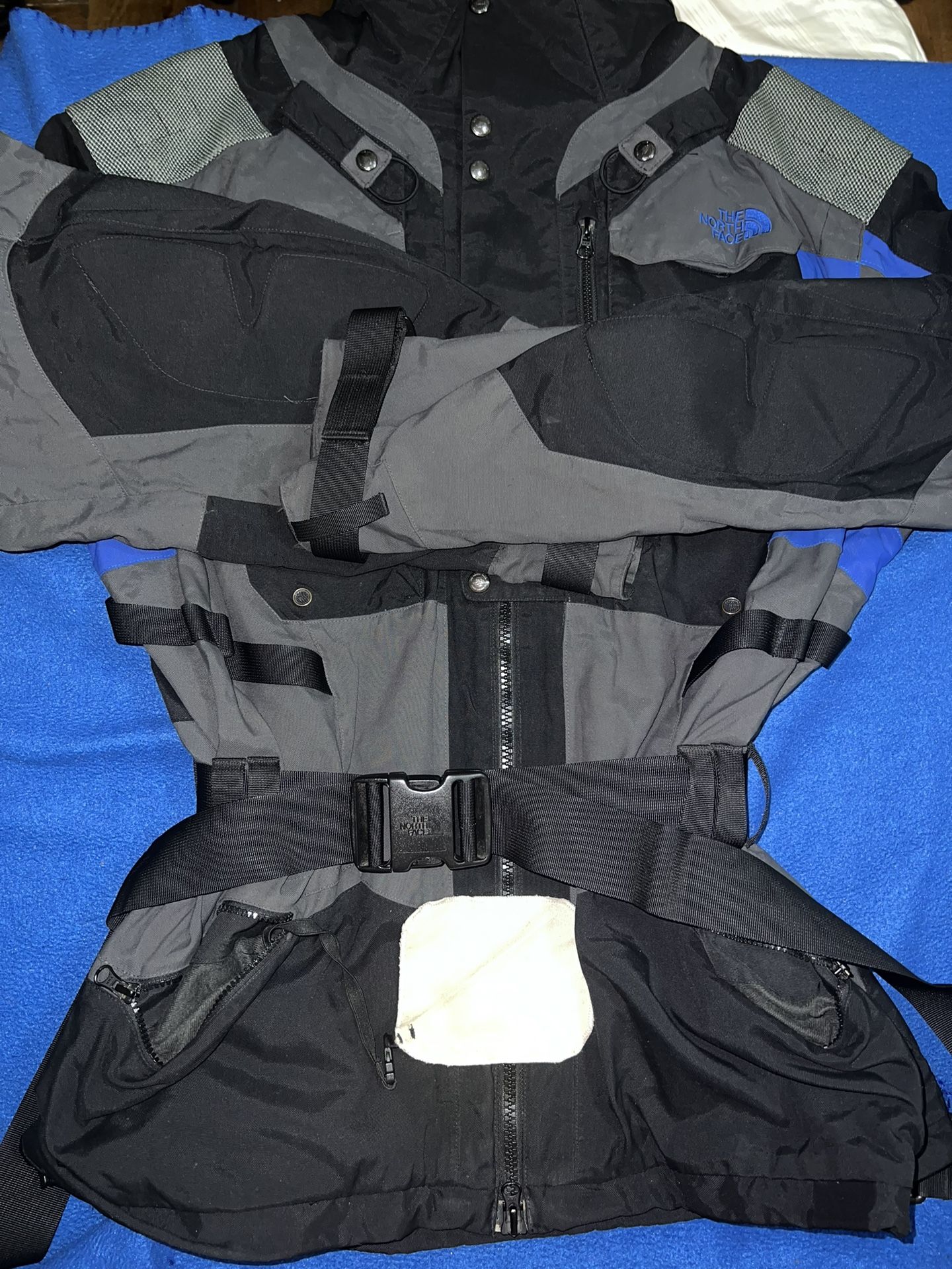 THE NORTH FACE MENS XXL BLACK STEEP TECH SKI JACKET