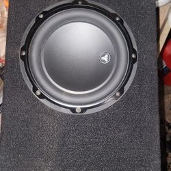 8" JL AUDIO W3 SPEAKER WITH BOX