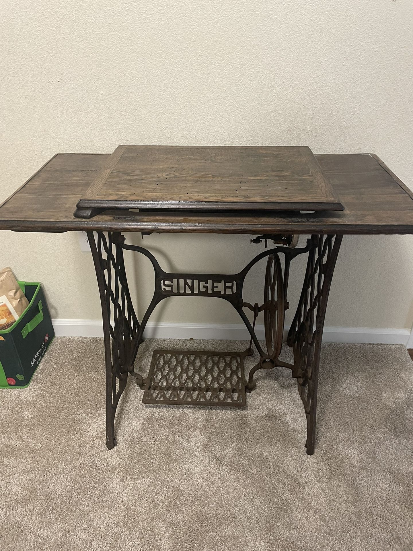 Refurbished Singer Sewing Table