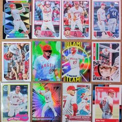 Nice Mike Trout 12 Card Lot