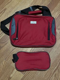 Protege laptop small travel case bag red luggage