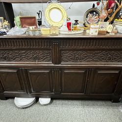 Antique Wood Cabinet