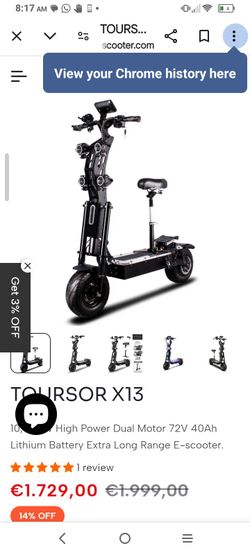 Tourso E scooter
