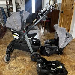 Baby Car Seat And Stroller Set