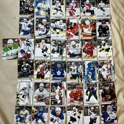 Upper deck 2025-2026 series one hockey cards Lot of 37 cards