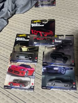 Hot wheels premium fast and furious set