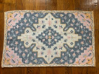 Small Boho Medallion Area Rug