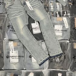 Purple jeans size 36