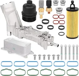 Aluminum oil cooling housing