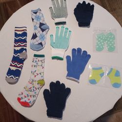 NEW Assorted Socks And Gloves $1.00 Each