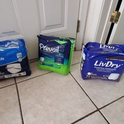 3 Brand New Packages - Depends