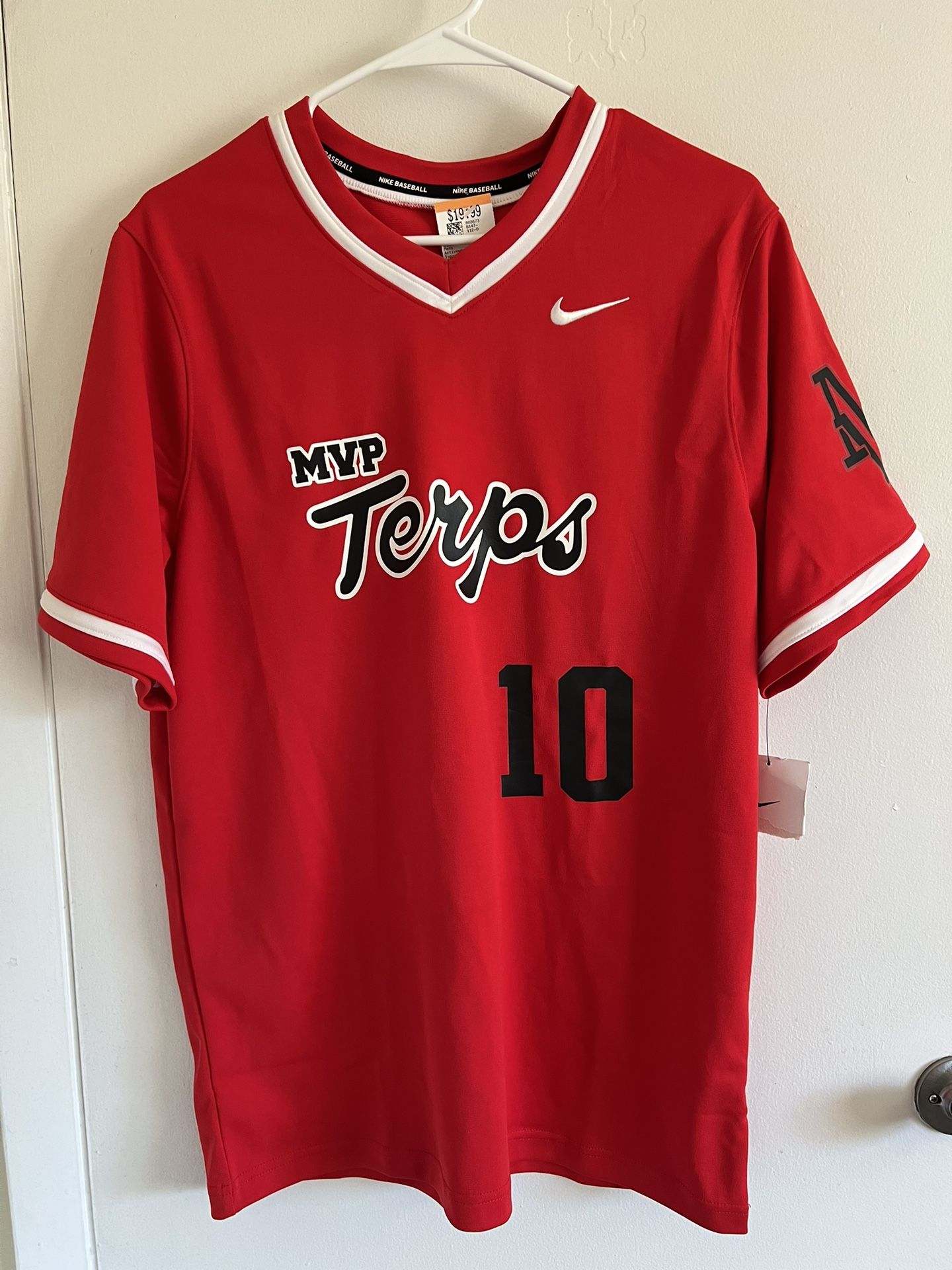 Nike MVP Terps Baseball Jersey