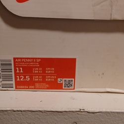 Stussy Air Penny 2s Size 11 And Gold Hardaway Jersey 
