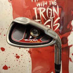 TaylorMade Burner Plus 8 Iron / Med Flex / Graphite Shaft / Jumbo Grip