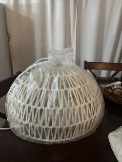 Woven Rope Pendant Light Shade