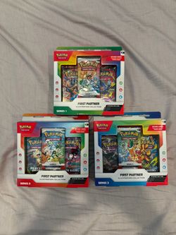 Pokemon First Partner Series 1, 2, 3