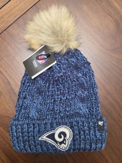 Women's Rams beanie new with tags