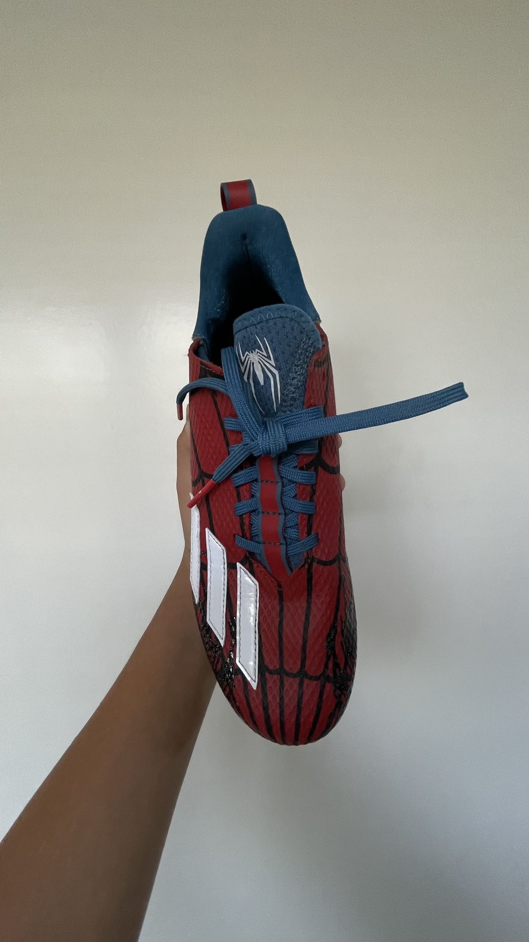 Spider man Adidas Football Cleats (Size With box, Make Offers)