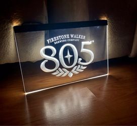 805 LED NEON WHITE LIGHT SIGN 8x12