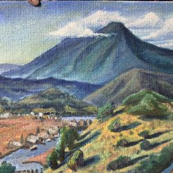 Oil Painting Of Mt. Talmapais 