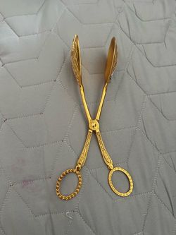 Vintage serving tongs