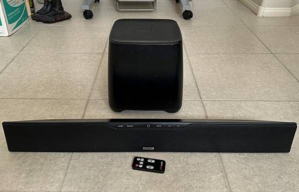 Polk Audio Surroundbar 3000 Speaker w/ Subwoofer and Remote