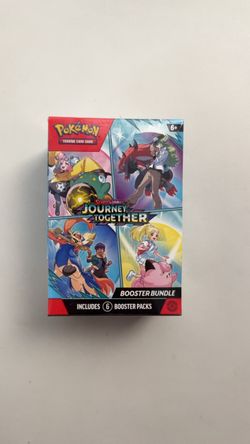 Pokemon TCG Journey Together Booster Bundle Factory SEALED - 6 Booster Packs