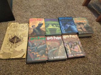 **Rare Harry Potter Hardcover Set (1-7) - 5 True 1st Printings + MISBOUND Book 7 & 1st State Errors Verified!**