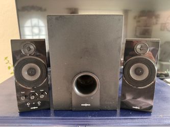 Computer speakers and subwoofer